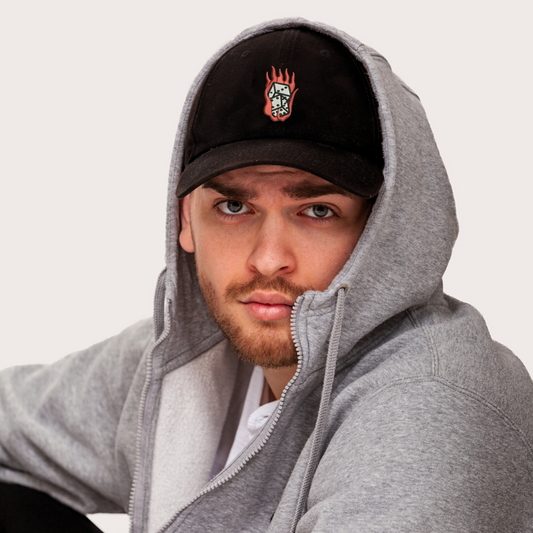 Men's Dice on Fire Hat