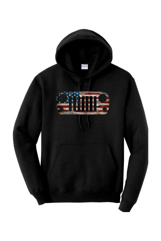 American Flag Grill Sweatshirt