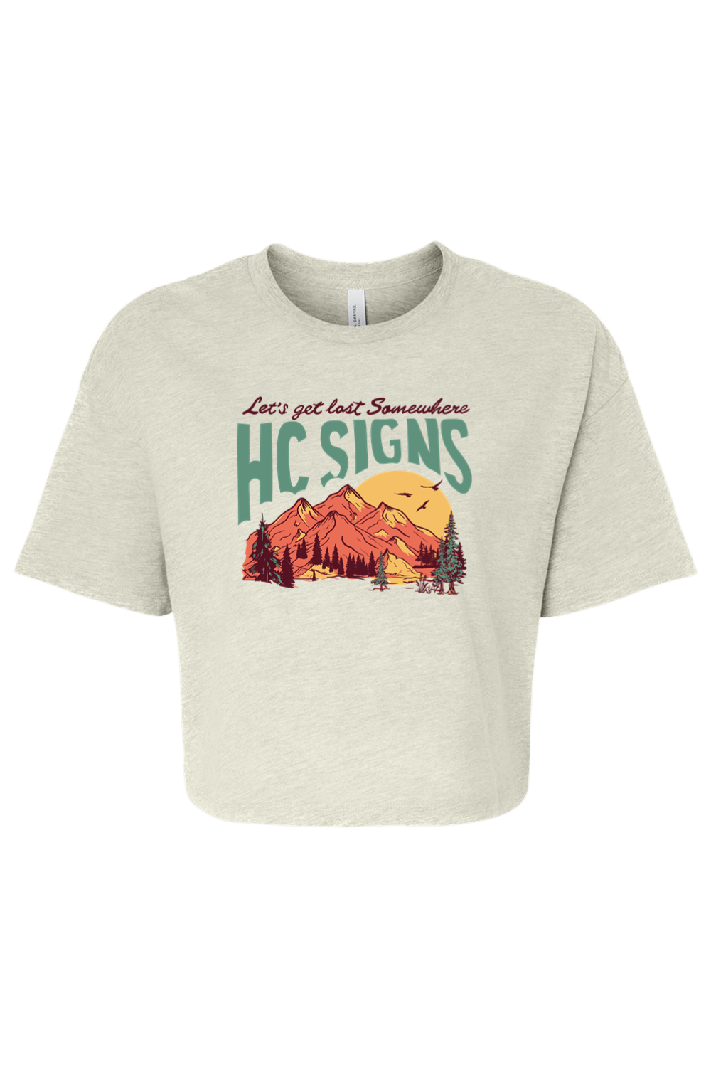 Women's Let's Get Lost Crop Top