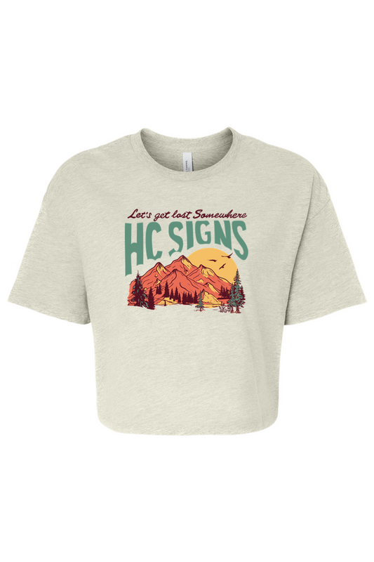 Women's Let's Get Lost Crop Top