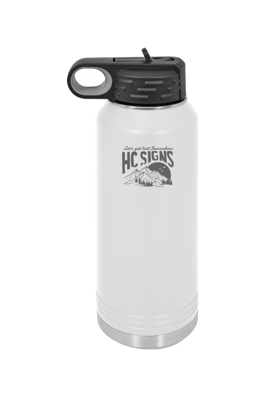 Let's Get Lost Somewhere Engraved Water Bottle