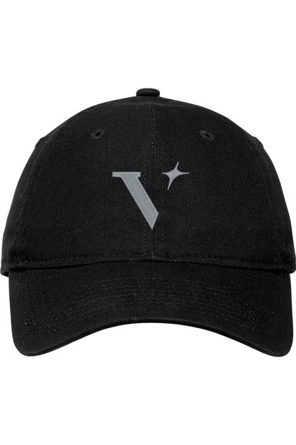 Unisex Vega Wraps Grey V Embroidered Hat