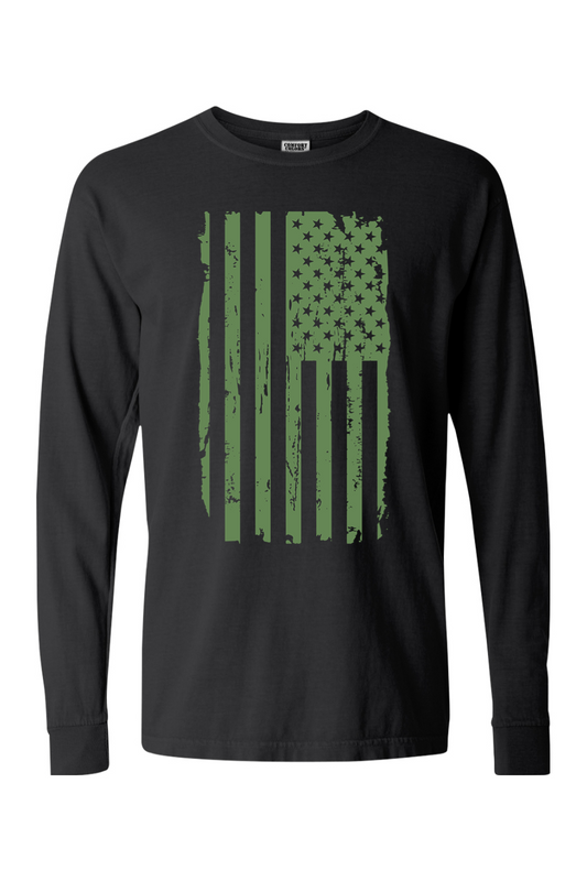 Unisex American Flag Long Sleeve