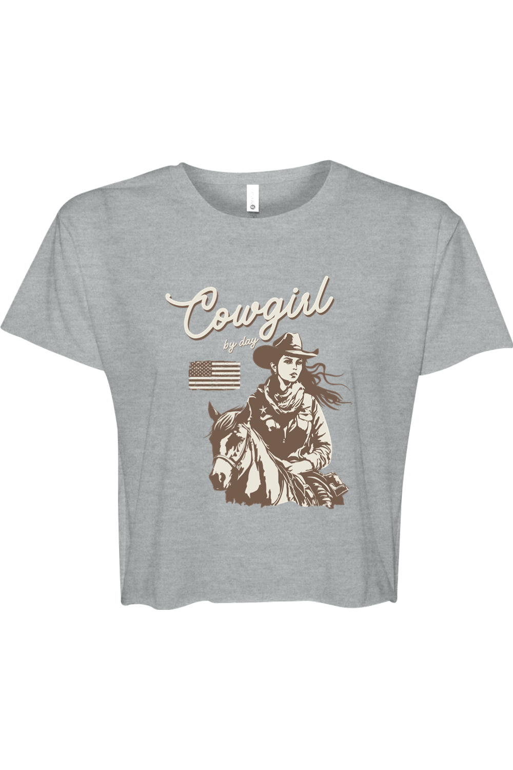 Women's Cowgirl By Day Crop Top