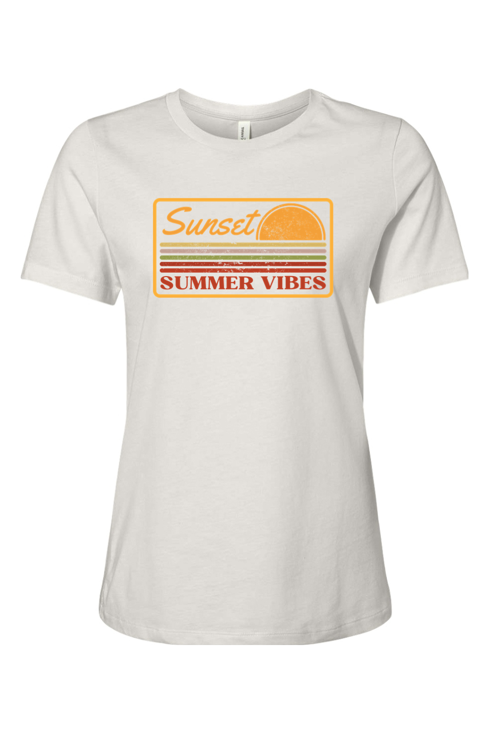 Women's Sunset Summer Vibes Tee