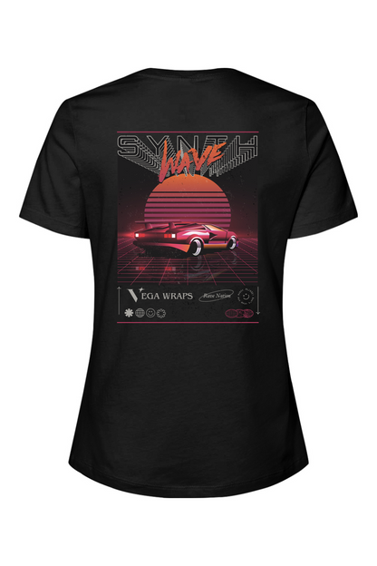 Women's Vega Wraps Synth Wave Tee