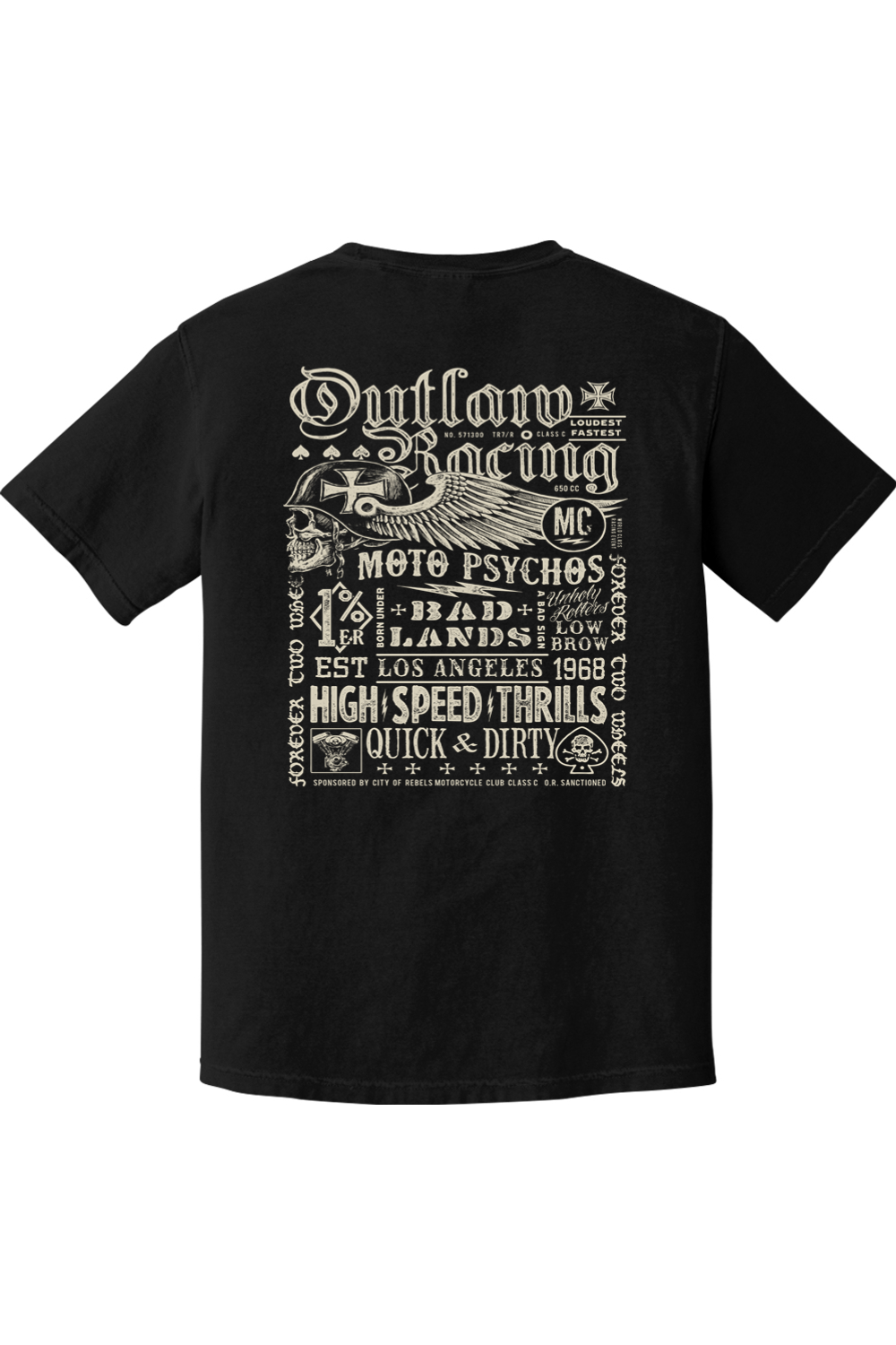 Unisex Outlaw Racing Oversized Tee