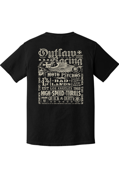 Unisex Outlaw Racing Oversized Tee