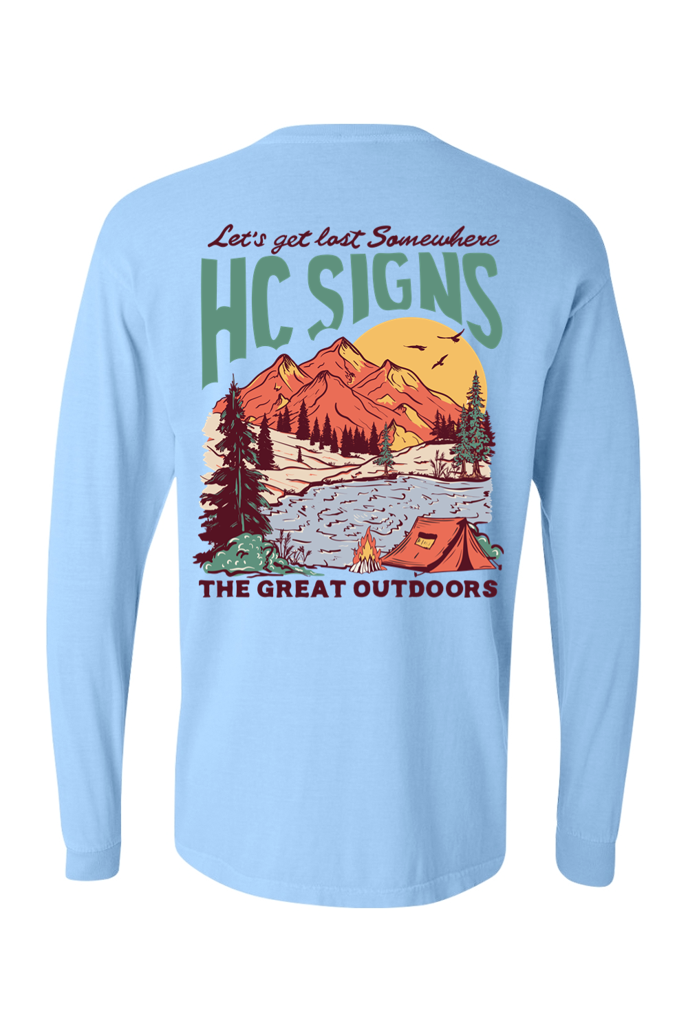 Long Sleeve Let's Get Lost Somewhere Tee