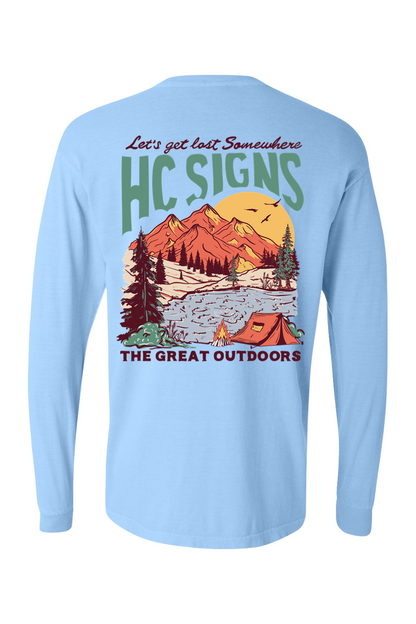 Long Sleeve Let's Get Lost Somewhere Tee