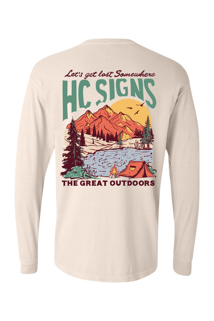 Long Sleeve Let's Get Lost Somewhere Tee