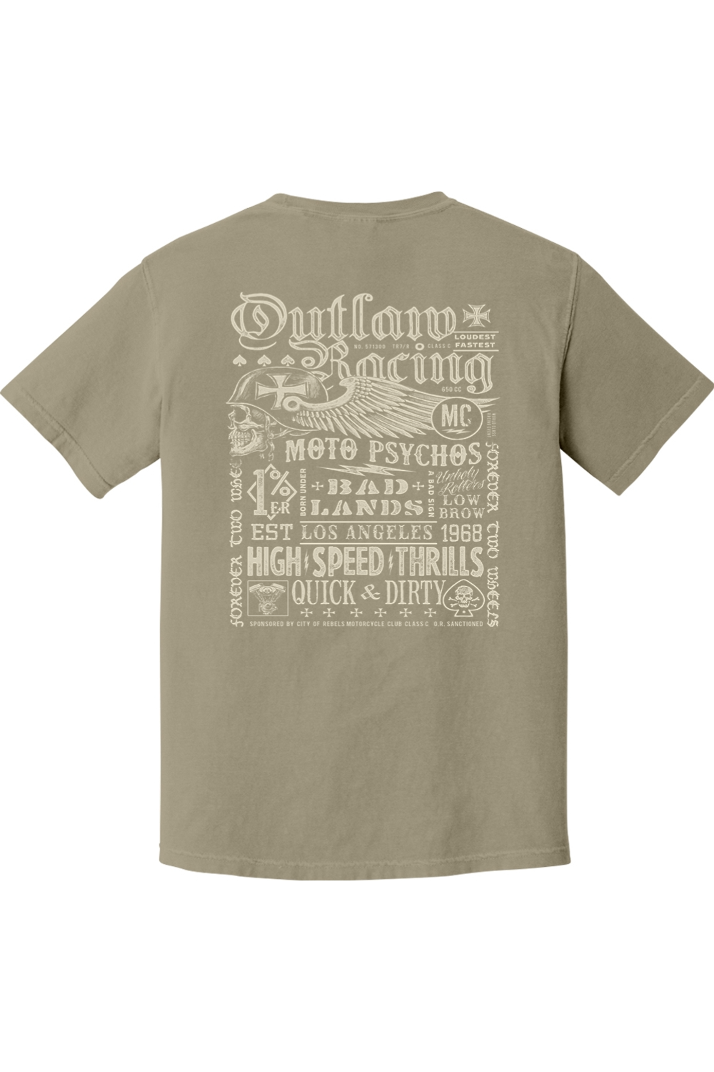 Unisex Outlaw Racing Oversized Tee