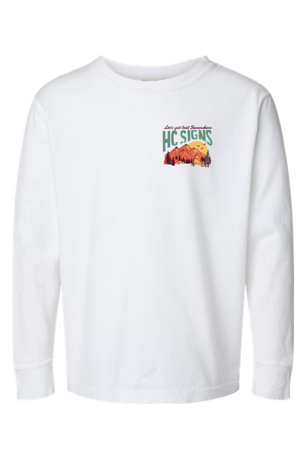 Youth Long Sleeve Let's Get Lost Tee