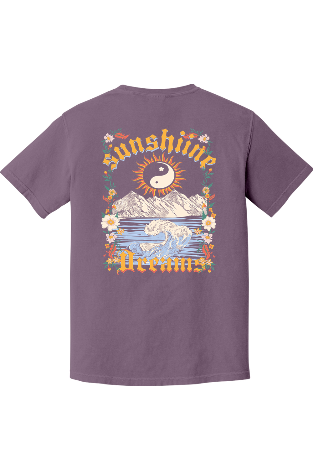 Sunshine Dreams Graphic Tee Wine