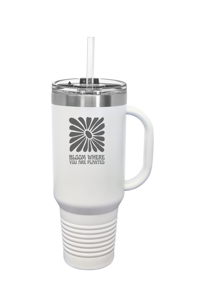 Bloom Where You Are Planted Travel Mug