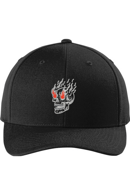 Men's Flaming Skull Hat